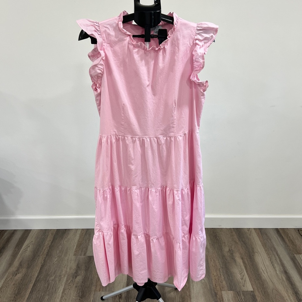 Pink Ruffled Dress